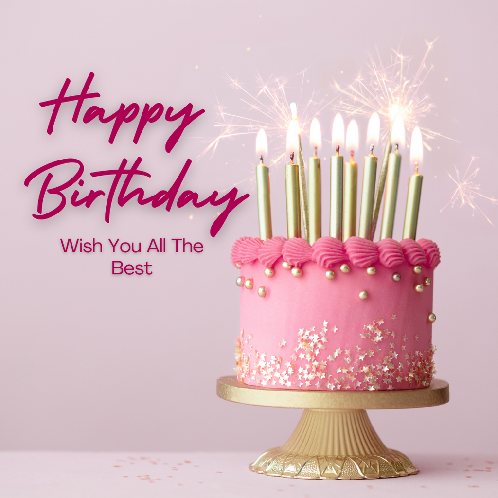 50 Birthday Text PNGs | Bold Colorful & Metallic Clipart for Party Designs