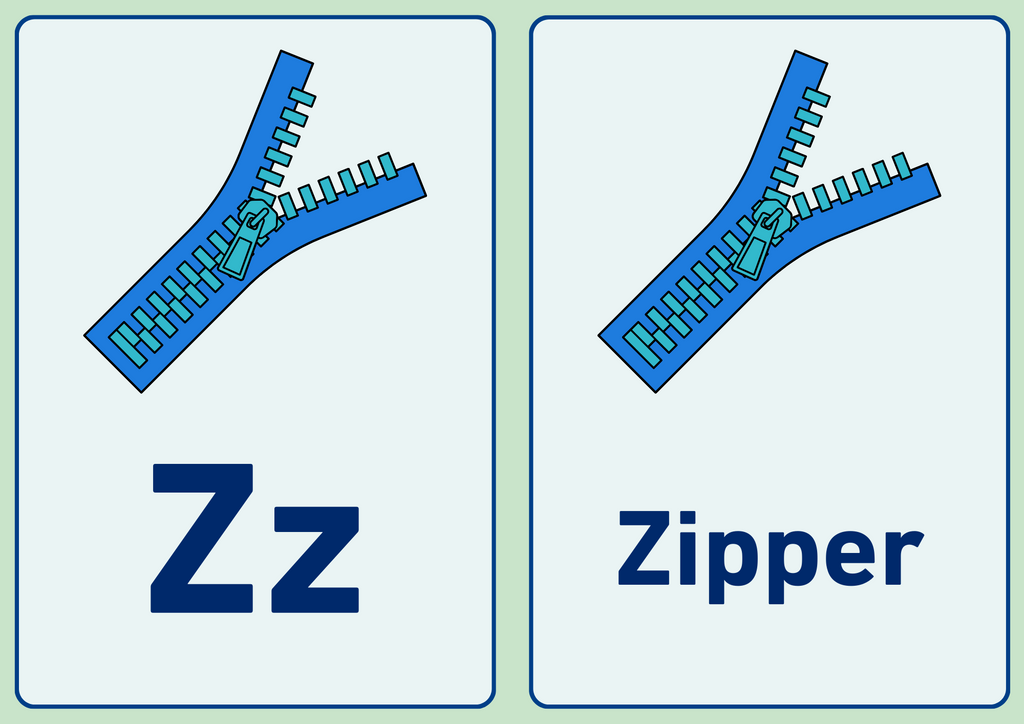A–Z Alphabet Flashcards | Printable Educational Cards for Kids | ABC Learning (A4)