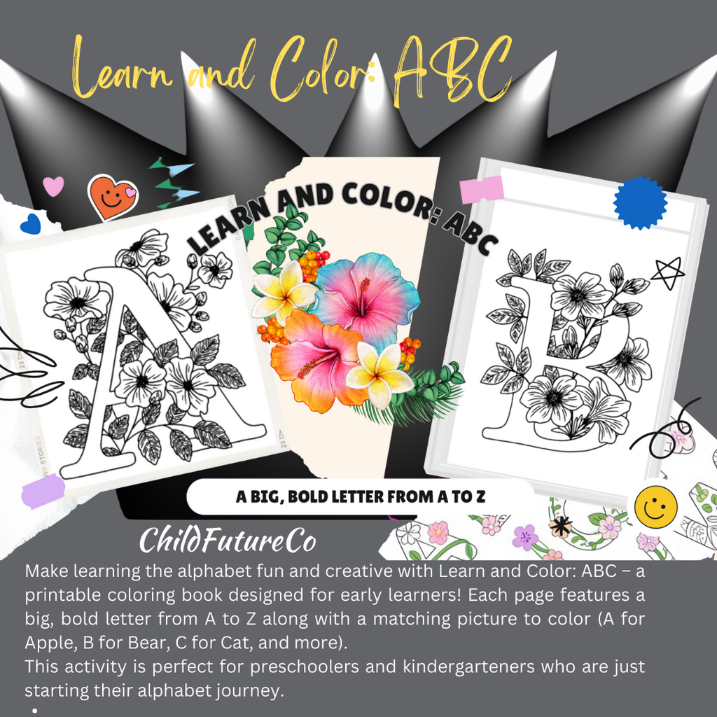 Learn and Color: ABC