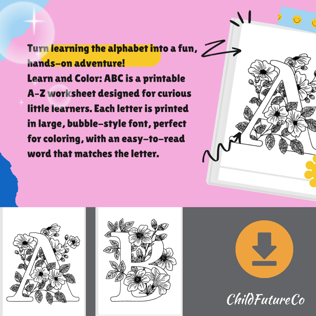 Learn and Color: ABC