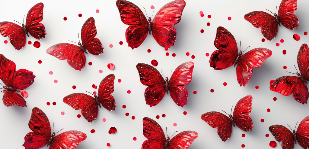 Butterfly & Floral Digital Art – Elegant Printable Design