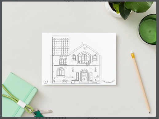 3D Paper House with Garden – Printable DIY Craft for Kids