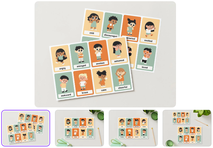 Feelings and Emotions Flashcards for Kids – Learning Made Fun