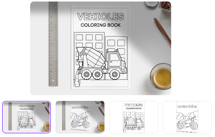 🚚 Vehicles Coloring Book for Kids – Fun Construction and Transport Activity Pages